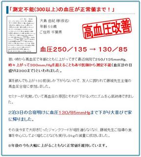 高血圧】薬も運動も不要、食事だけで血圧を下げる藤城式食事法DVD 藤城